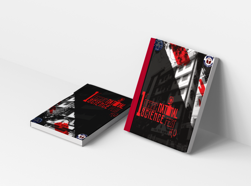 Creative note book cover 3d branding cover graphic design logo mockup note book ui