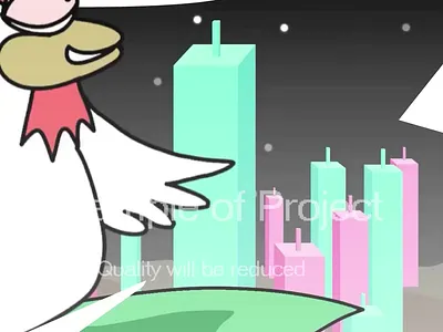 Bert Surface in the space 2d animation animation crypto memecoin