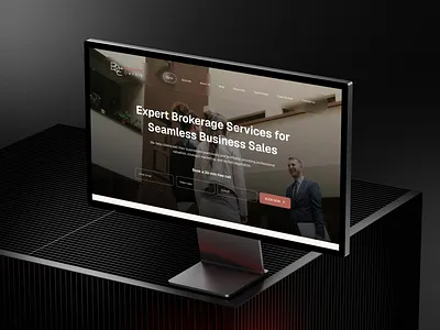 Business Brokerage Website — Clean, Professional, and Conversion business business sales design figma photoshop squarespace squarespace site ui ux