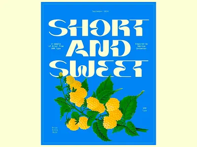 Elegant Typography Fruit Poster artistic font botanical art clean composition contemporary art creative layout editorial poster font showcase fruit illustration fruit poster graphic poster minimal design modern typography natural elements organic inspiration poster design stylish lettering typography vibrant poster vintage vibes