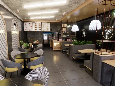 Restaurant Design 3d animation architectiral interior graphic design interior decoration interior design