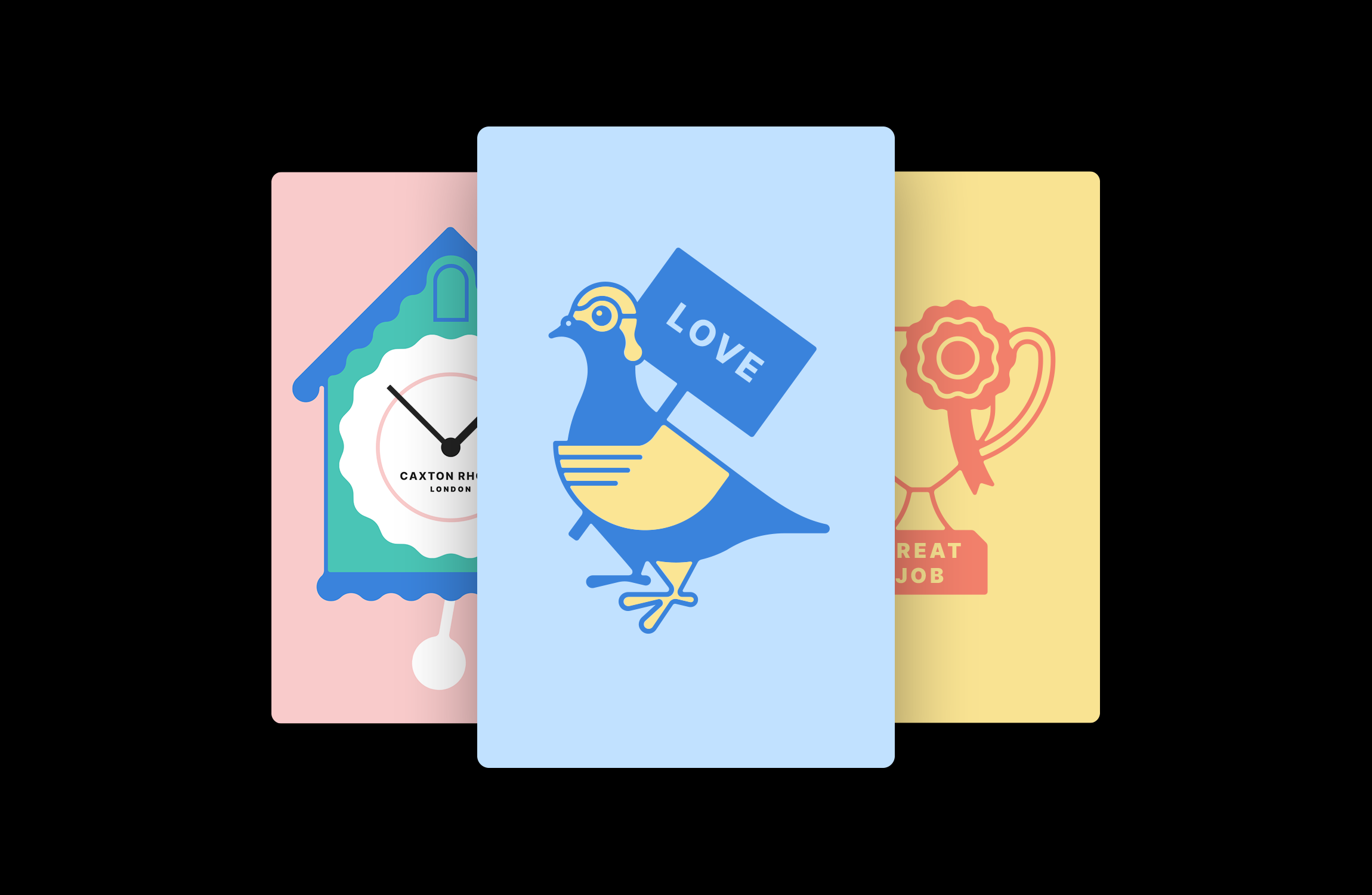 FREE Digital Postcards ai chatgpt design goodwithdesign icondesign illustration illustrator pictograms