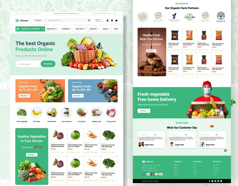 Glossary website Landing Page | Figma figma glossary glossary landing page | figma landing page design ui ux website