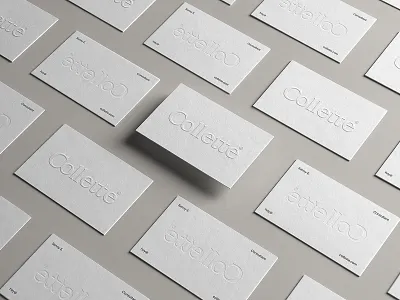Collette's brand identity branding businesscard corporate design download identity logo mockup mockups psd stationery template typography