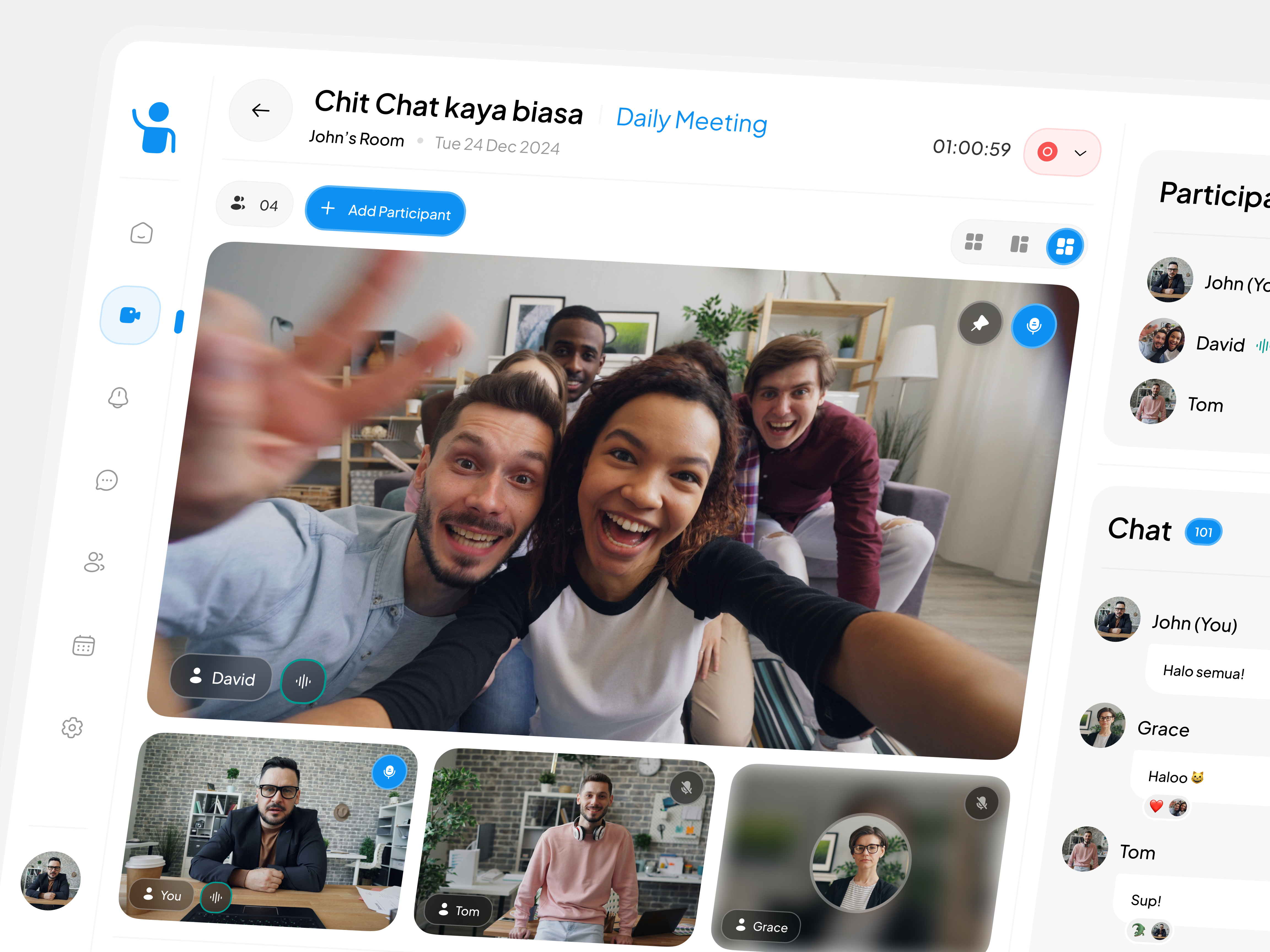Momeeting - Video Conference Dashboard Design chat clean conference conferencing dashboard event live livestream meet meeting meetup online meet seminar speaker ui ux video workshop zoom