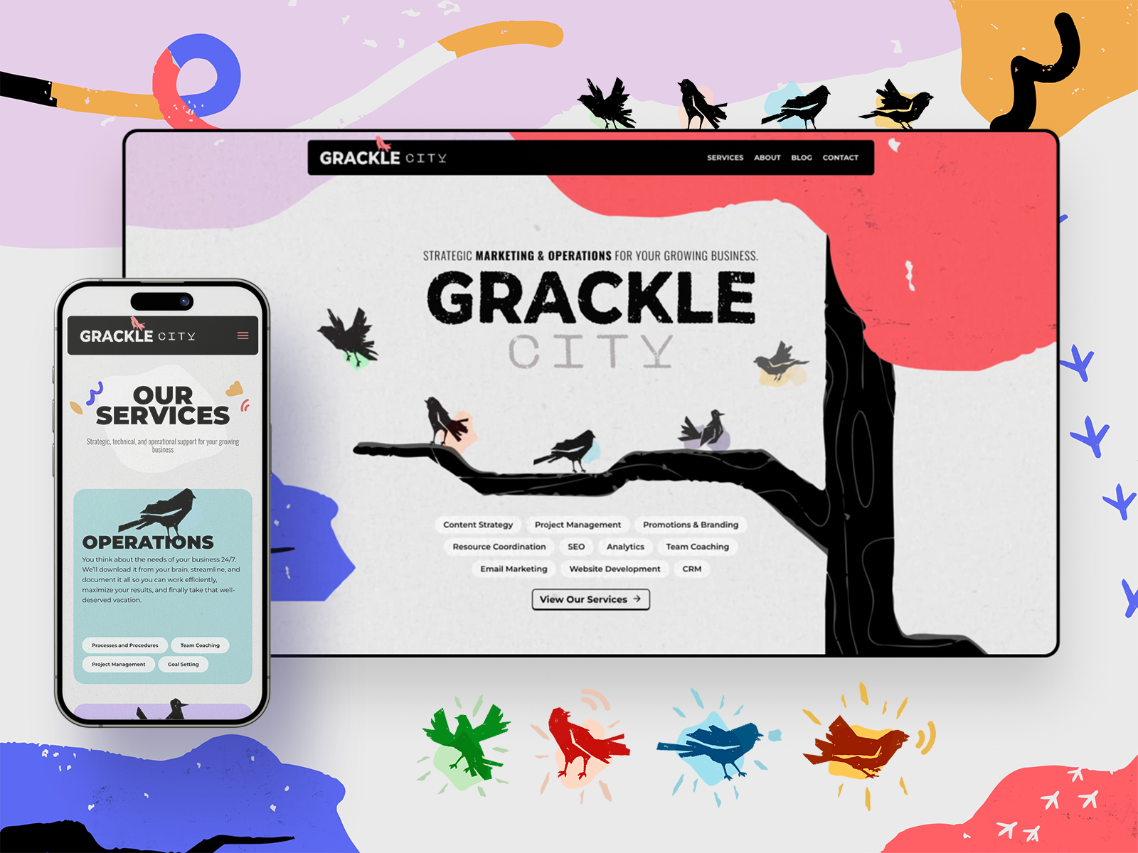 Example of Brand Identity + Website