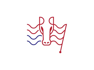 American Horse Logo animal animals brand and identity defense face fast flag free freedom guard head horse logo logodesigner minimilist premade logos secure soprt strength strong