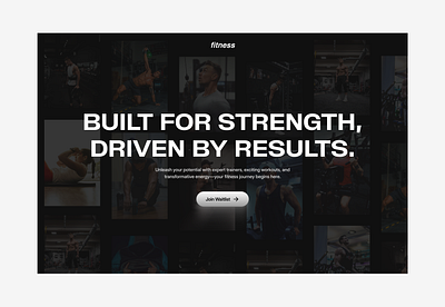 Fitness Web App branding design figma figmadesign fitness illustration splash screen ui ux website