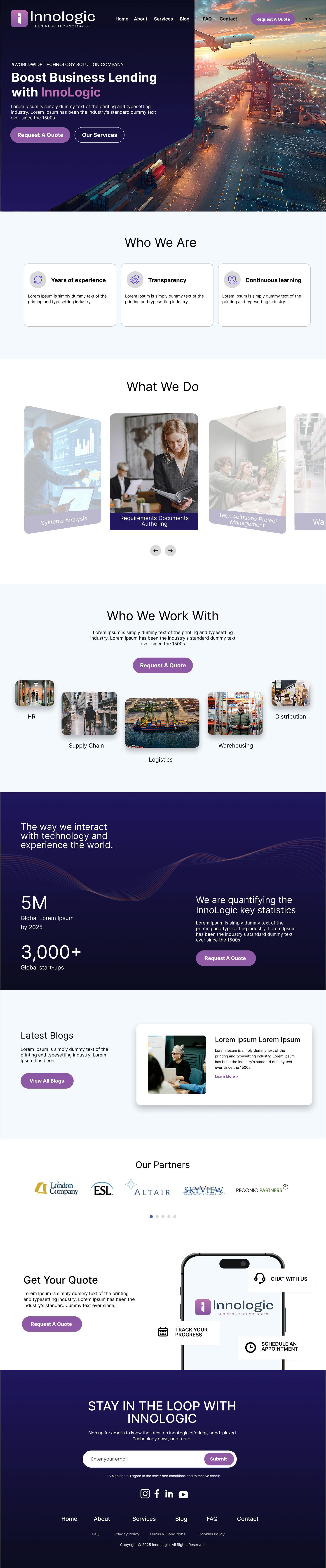 Tech Company Website UI/UX Design & CMS Development by Yousuf Raza on ...