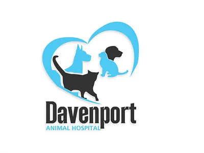 Animal Hospital Logo animal hospital logo animal logo clinic logo hospital logo medical logo pet logo