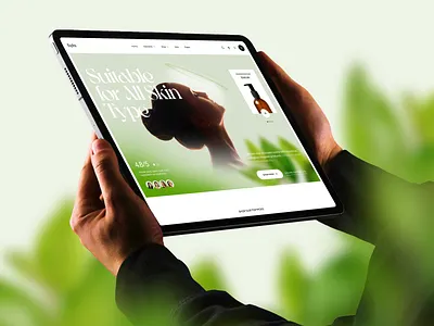 Syla - Skincare Cosmetic Ecommerce landing page beauty beauty clinic cosmetics e commerce ecommerce landing landing page skincare store ui design uiux ui ux web web design website