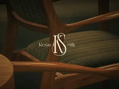 Elegant Monogram Logo for Kesar Silk – A Blend of Luxury & Simpl logo inspiration