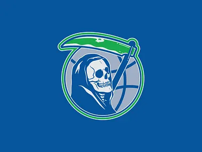 Minnesota Reapers branding graphic design grim reaper illustration logo minneapolis minnesota timber wolves parody parody logos reaper timberwolves
