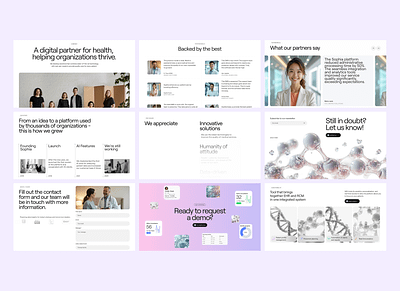 SaaS Landing Page for HealthTech/MedTech B2B Company