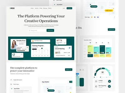 Saas Landing Page homepage landing page project management saas task task management web website website design