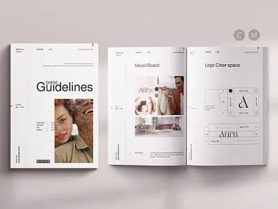 AURA | Minimalist Brand Guidelines Design Template agency