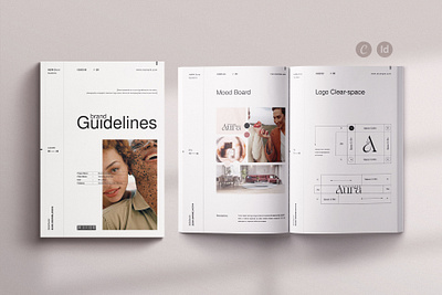AURA | Minimalist Brand Guidelines Design Template agency