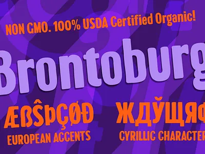 Brontoburger cyrillic design display font european fonts graphic design sans sans serif sharkshock typography