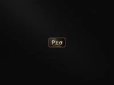 Pro badge. badge component design ui ui design visual design
