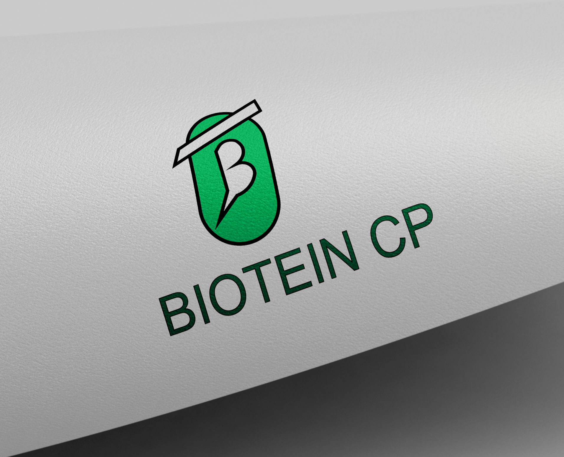 Biotein Capsule 3d branding graphic design logo minimalist
