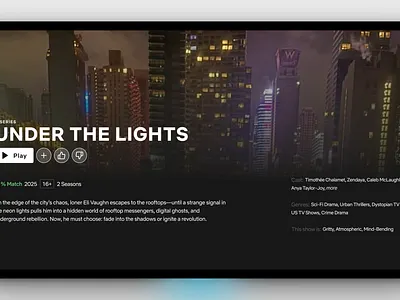 Netflix Screens app design logo typography ui ux website