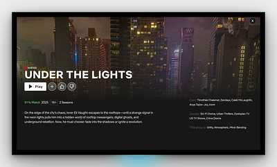 Netflix Screens app design logo typography ui ux website