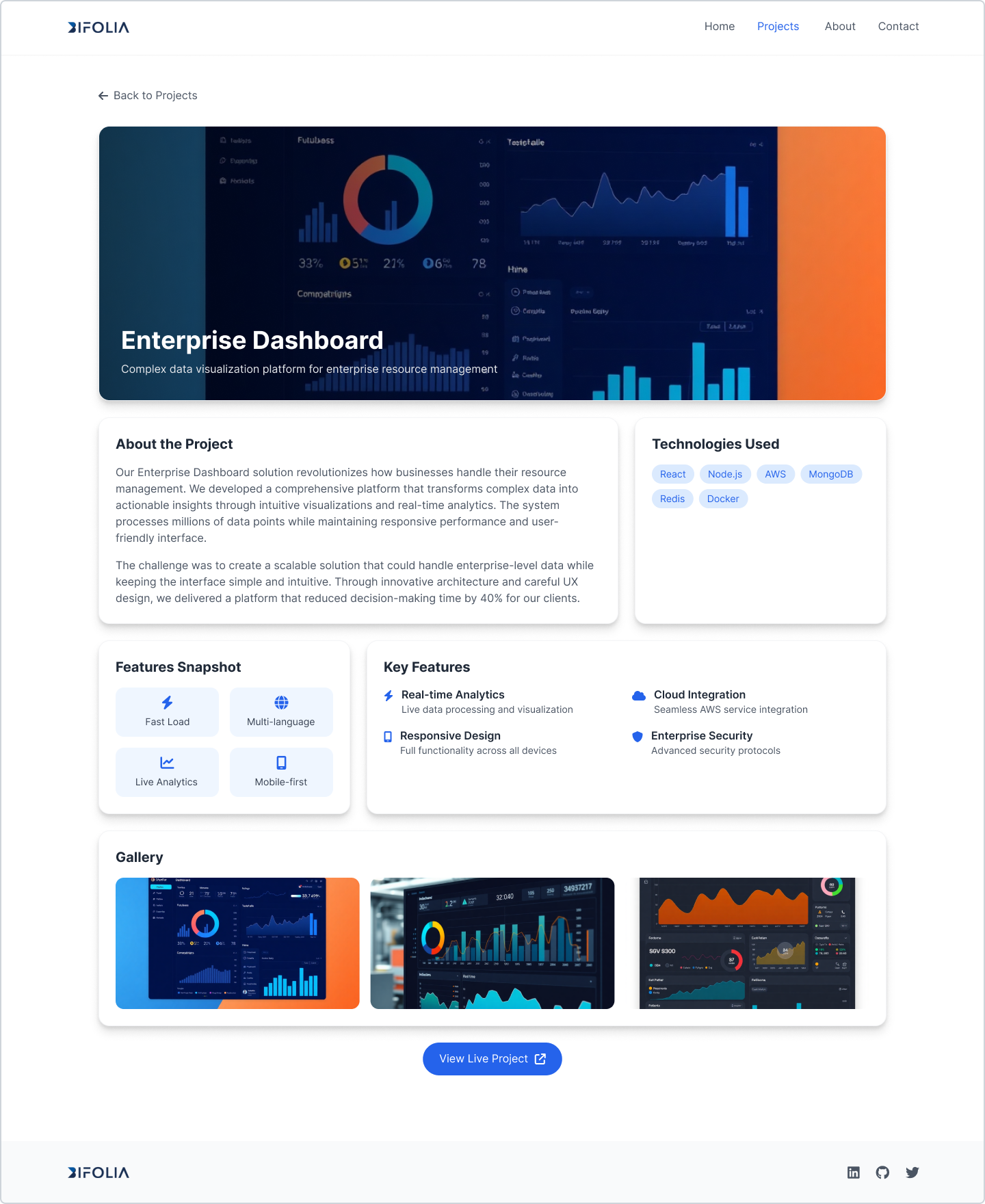 Example of Modern & Responsive Website / App Design
