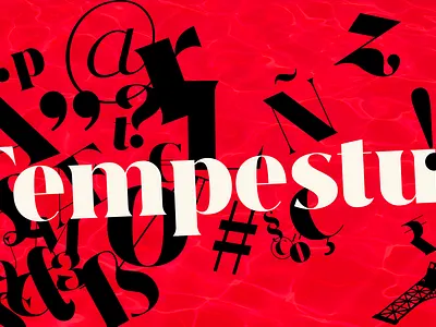 Tempestua beautiful design display font fancy fonts graphic design illustration luxury serif sharkshock typography