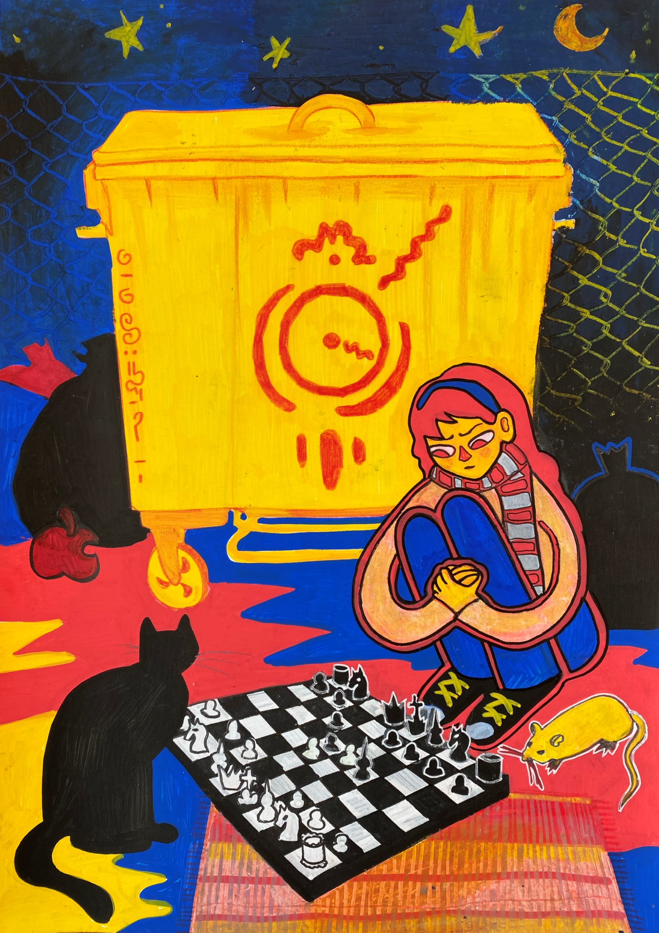 Example of Story/Book Illustration (Traditional)