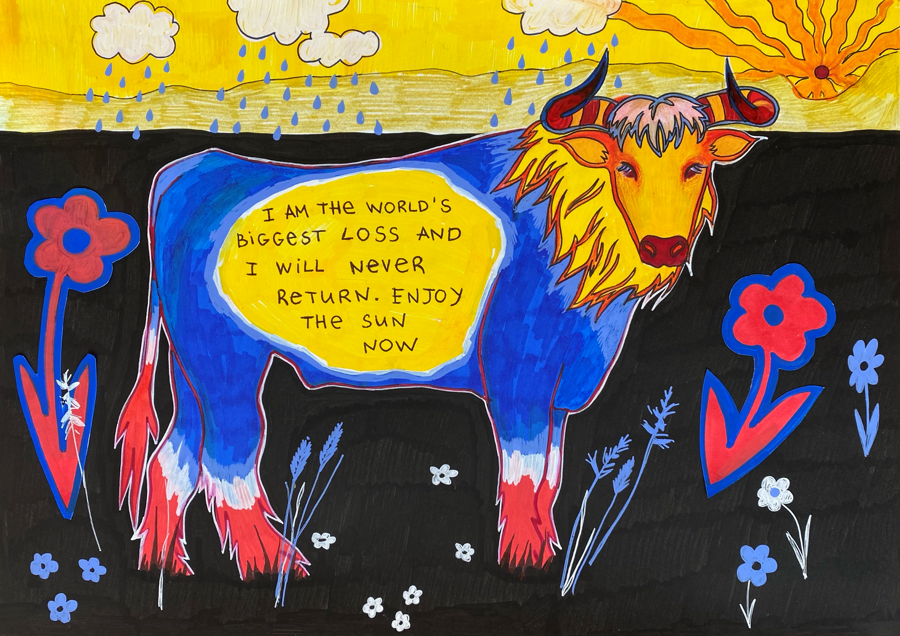 Example of Animal Illustration (Traditional)