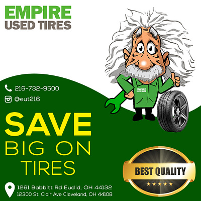 Tires Banner for Social Media