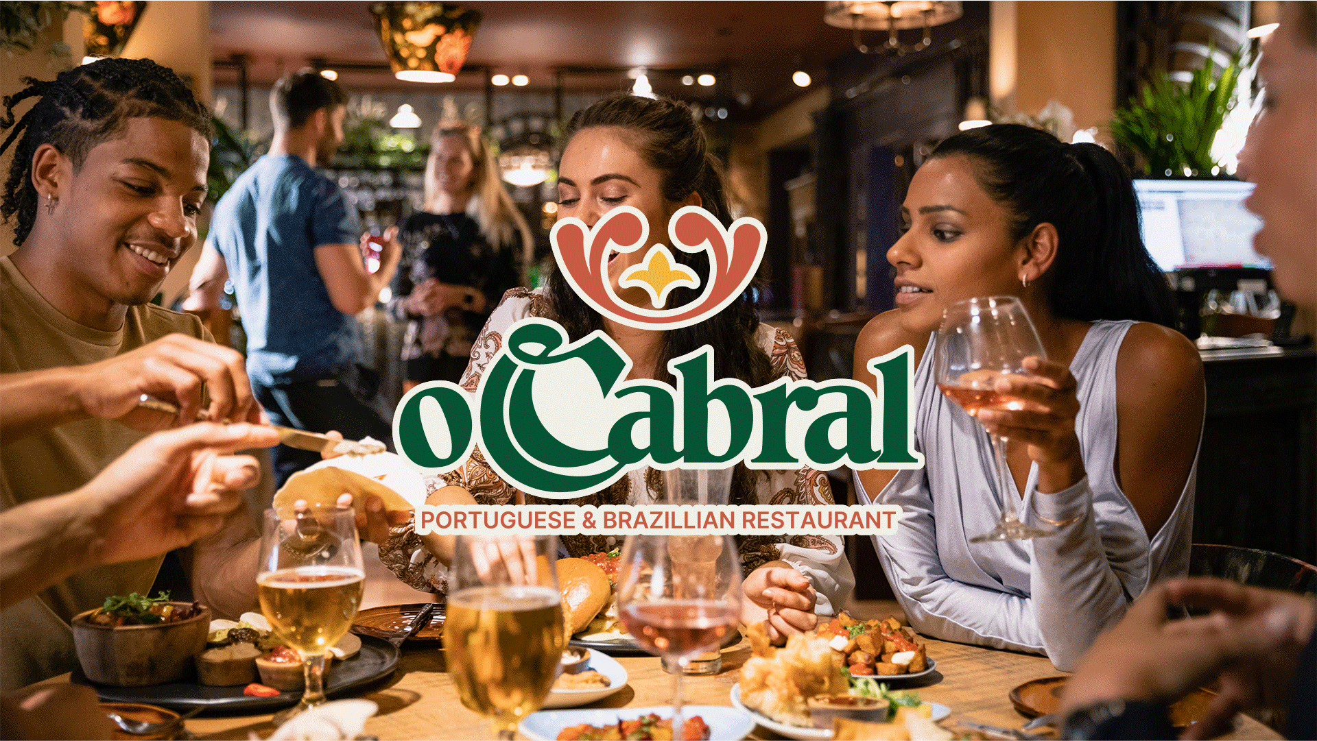 O Cabral branding design food graphic design illustration logo marca symbol