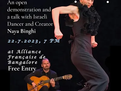 Flamenco Event 1 dance detailing details text placement venue