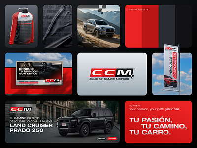 Club de Campo Motors - Brand Identity brand branding design graphics logo