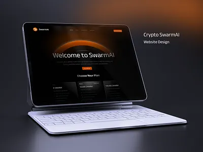 AI Agent Website ai ai agent ai agent website design ai landing page ai web design ai website crypto cryptocurrency dashboard design hero image hero section landing landing page saas ui web web design website