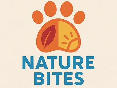 Nature Bites Logo branding graphic design illustrator logo photosho