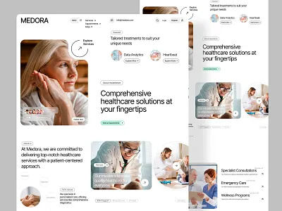 Healthcare Website Design for Medical clinic doctor ecommerce health care healthcare home page landing page medical consultation medical service medical website pharmacy pharmecy uiux user interface web web design website