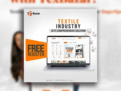 Social Media Ads Textile industry garments rmg social media ads design texbazar textile