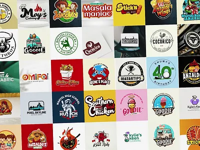 Logo design / Grab your order..! bbq brand design brand identity design branding business logo cafe logo coffee logo custom logo design logo fast food logo flyer food logo logo logo design logo maker menu crad restaurant logo wrap