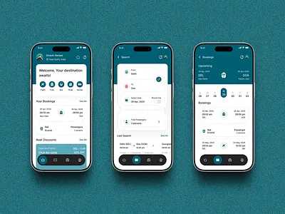 Roam - Travel App UI Concept
