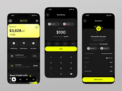 Finance - Send Money app app design appdesign banking finance finance app finance mobile app fintech fintech app mobile app mobile application money money transfer online banking secure payments send money send money app transfer ui uiux