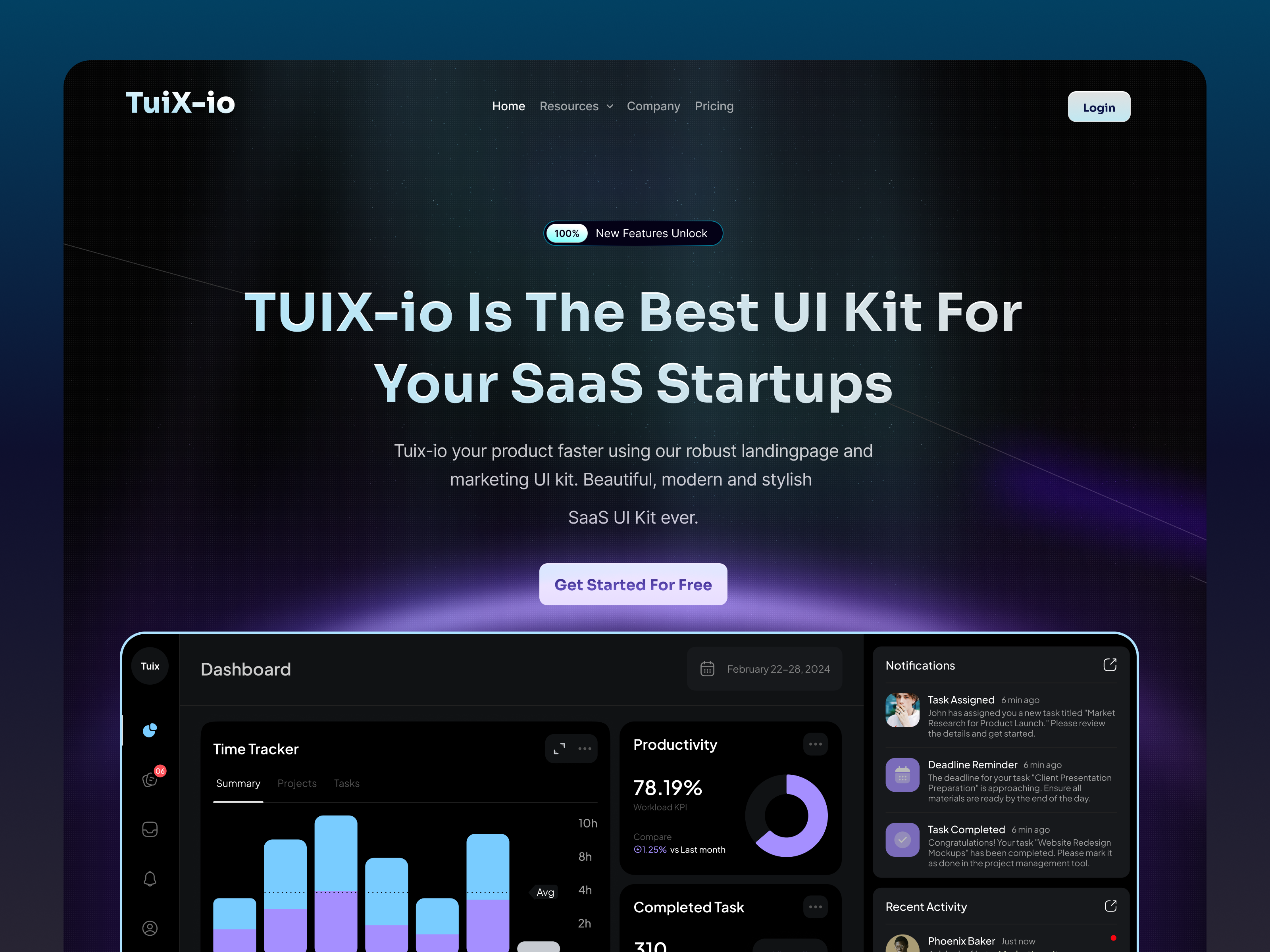 Saas Landing Page branding design graphic design illustration logo modern saas trendy design typography ui ux vector