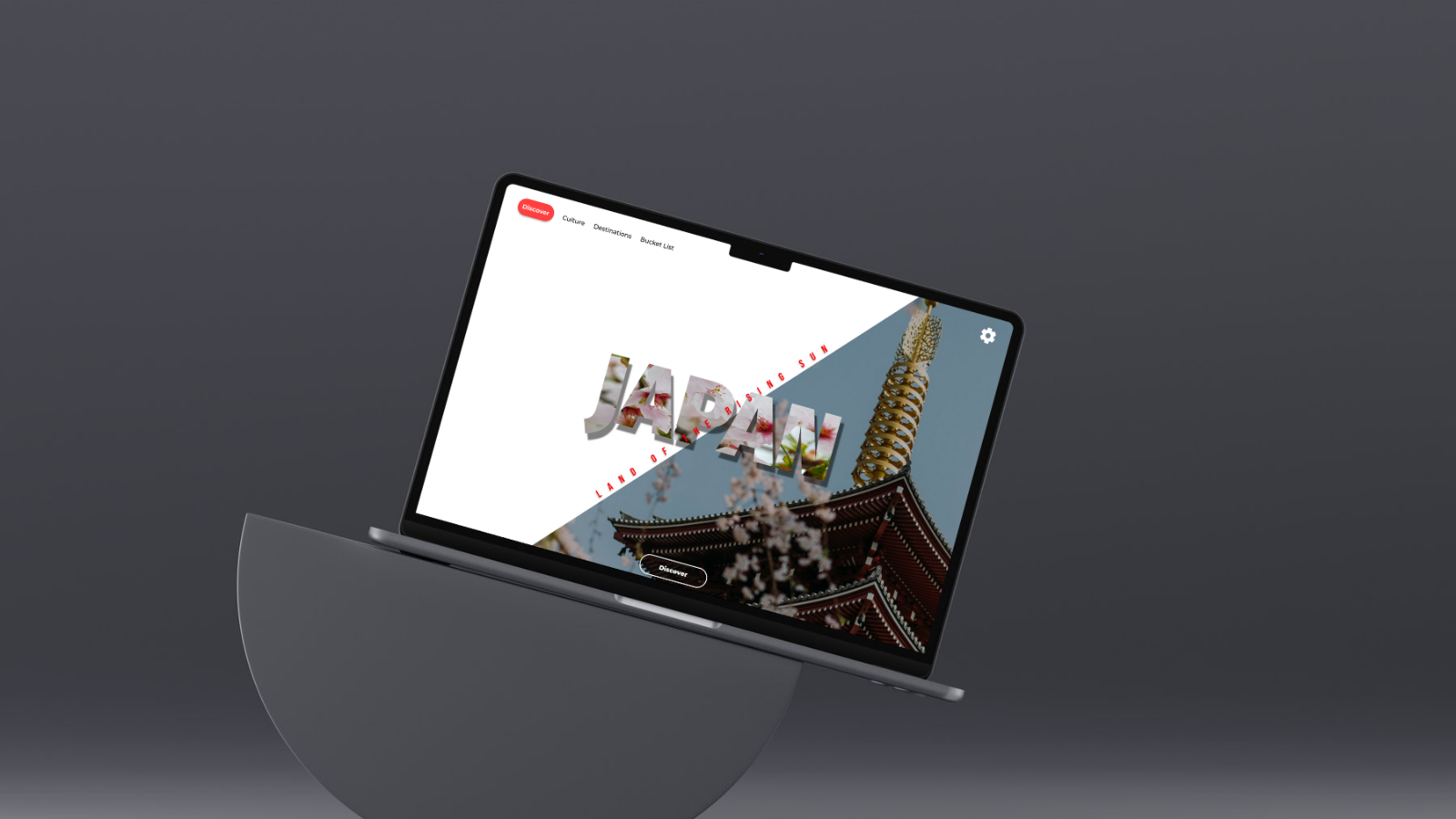 Example of Japan - Travel Website