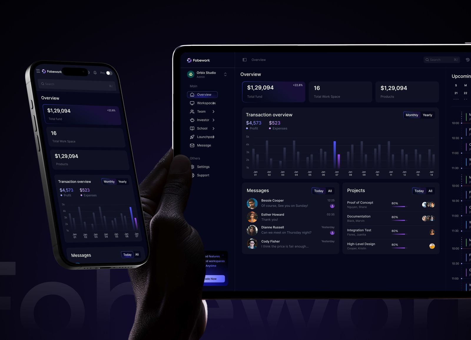 Example of Custom Dashboard Design