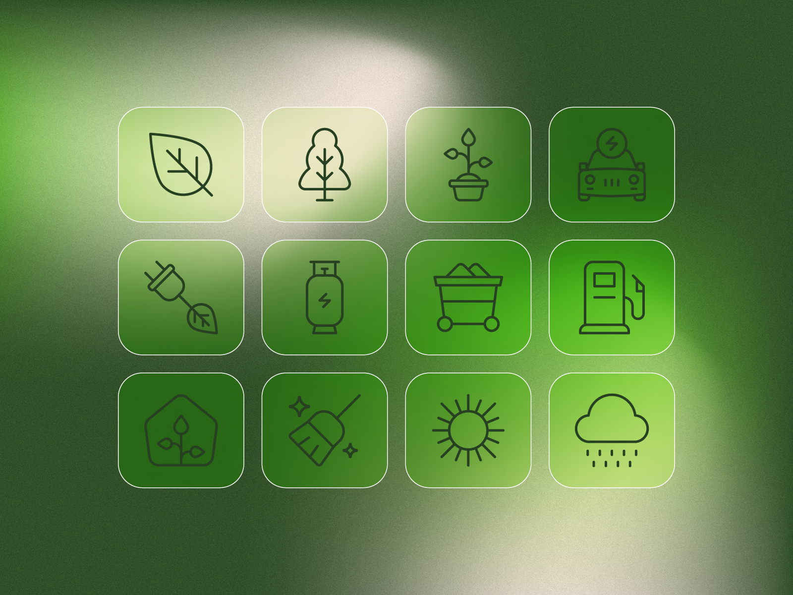 Free | Ecology and Energy Icons Set ecology energy figma icon free graphic design icon iconiex icons icons set illustration premium