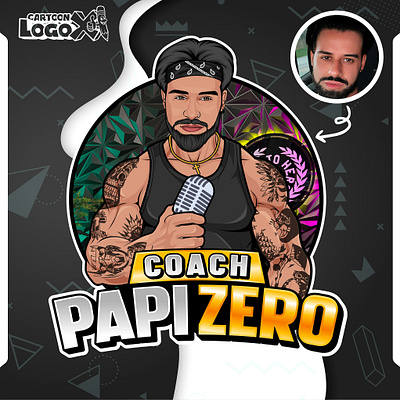 Branding and Logo Design for Coach Papi Zero branddesign brandidentity branding coachpapizero customlogo designagency designprocess graphic design graphicdesign logo logodesign personalbranding youtubebanner youtubebannerdesign