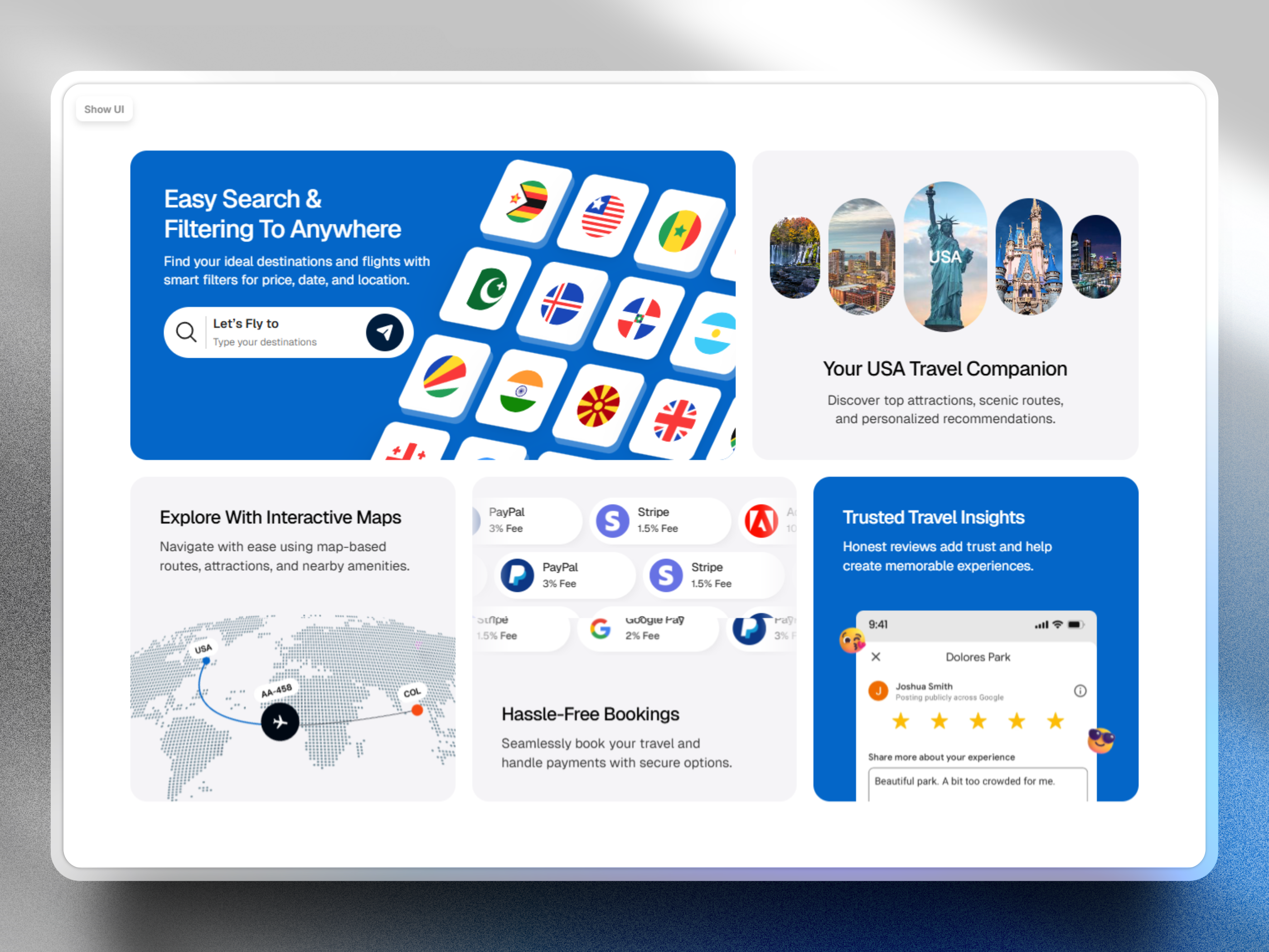 05 Framer Bento Grid Component - Framify Design bento bento box bento boxes bento grid bento grids design framer framer bento component framer bento grid framer component library framer development framer template framer templates framer website illustration ui web design