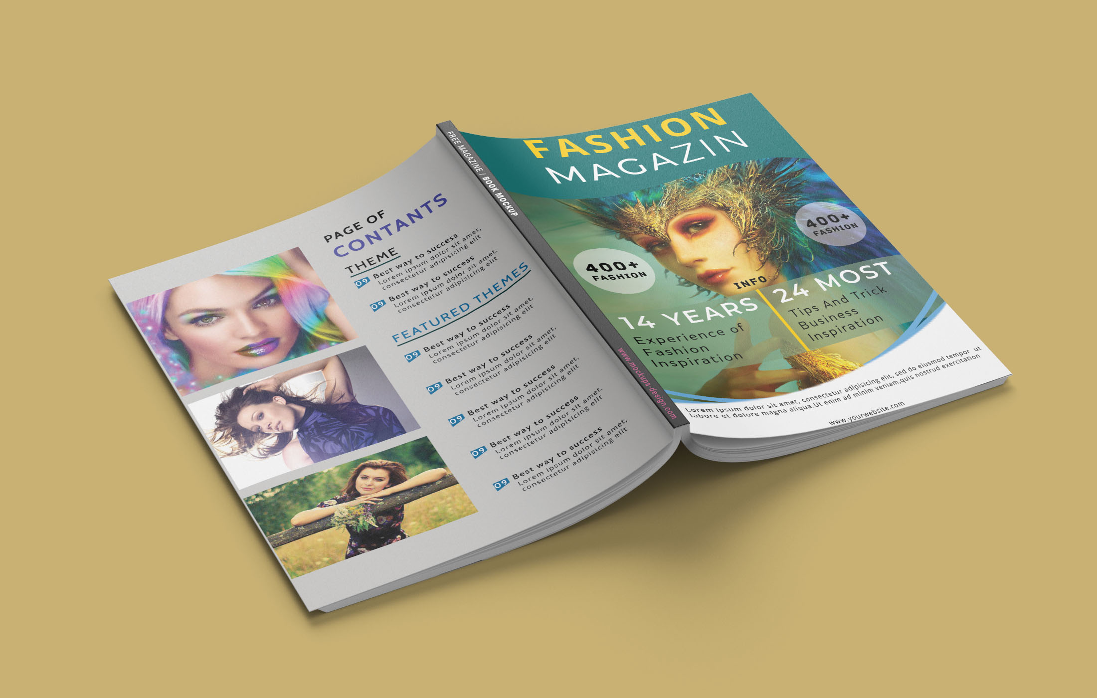 Creative Magazine Design branding business card business card design creative business card creative business cards flyer graphic design magazine ui