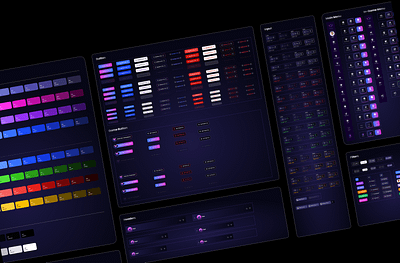 Esport Game Design System darkui design guideline design system esport esports figma ui ui design ux
