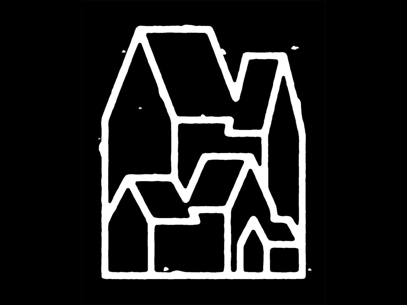 Houses graphic houses illusrr illustration line art stroke town